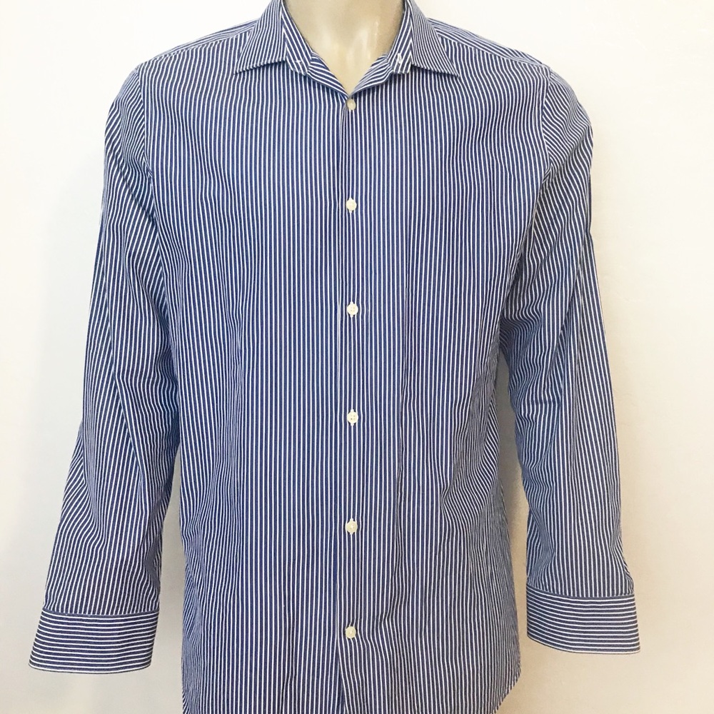 Banana republic striped button down shirt